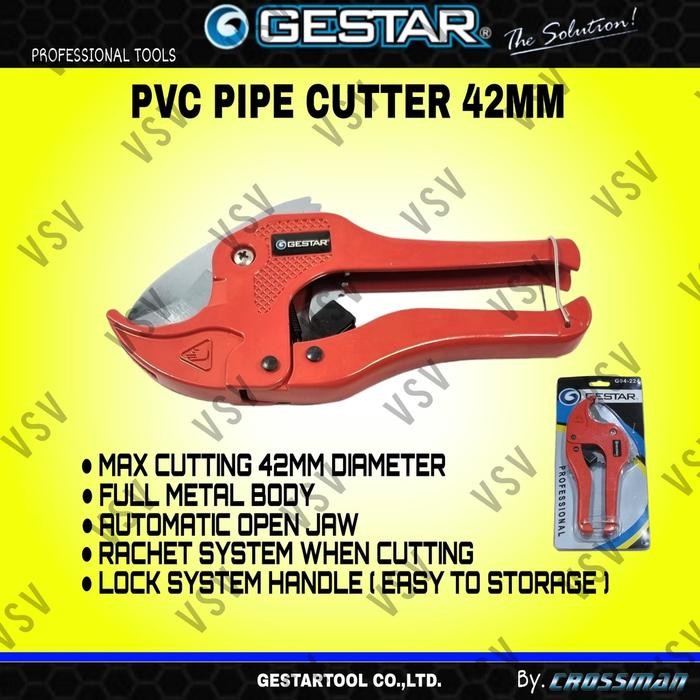 

MUMPUNG PROMOGESTAR Gunting pipa PVC Pemotong Pipa Paralon PVC pipe Cutter 42mmTERLARIS