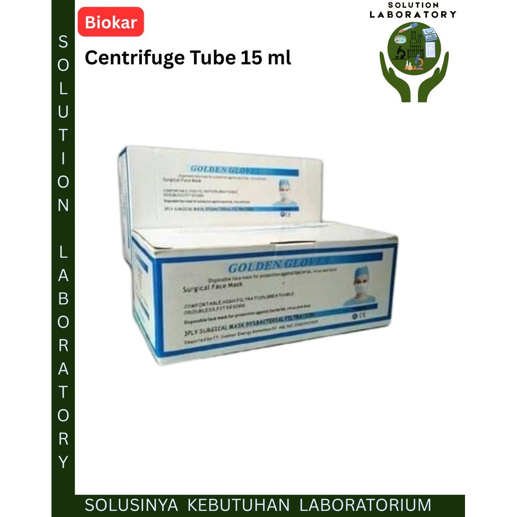 Masker Surgical Face Mask Golden Gloves Isi 50 Pcs