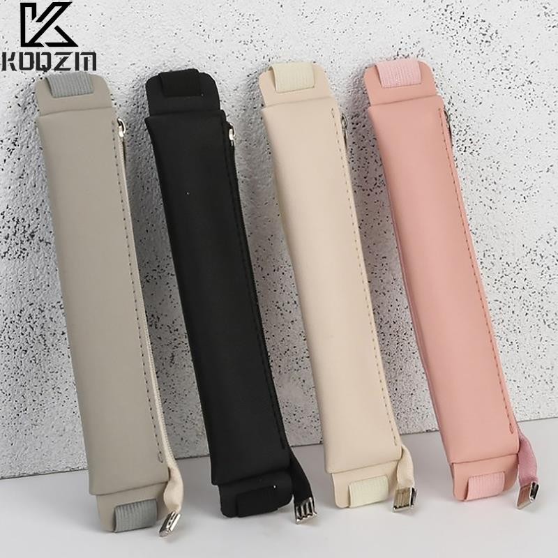 Pu Leather Elastic Buckle Pencil Case Notebook Pen Bag Touch Screen Pen Cover 1PCS