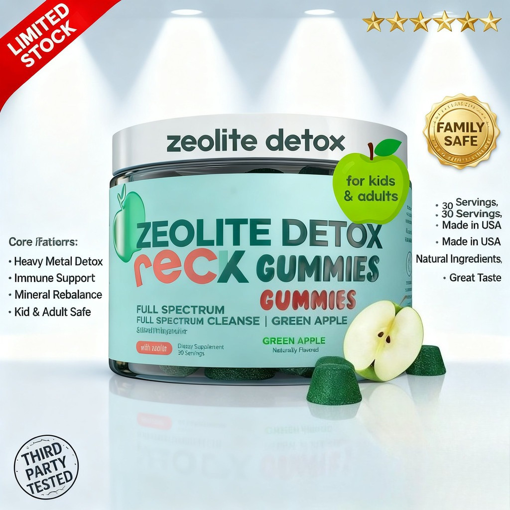 Rebalance Chewables with Zeolite and Chlorella for a Complete Body Detox and Mineral Balance, 30 Ser