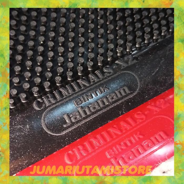 KARET BINTIK JAHANAM CRIMINAL X2 PINGPONG TENIS MEJA JAHAT GOYANG - Hitam