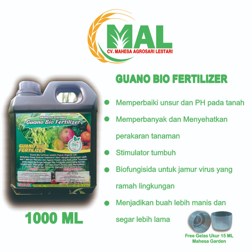 Pupuk Organik Guano /Guano Bio Fertilizer /Pupuk Organik Cair Kotoran Kelelawar
