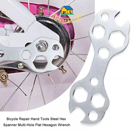 Kunci Pas 10 IN 1 Sepeda Kunci Serba Guna/Kunci Pas Sepeda 10 in 1 Serbaguna Alat Reparasi / Kunci K