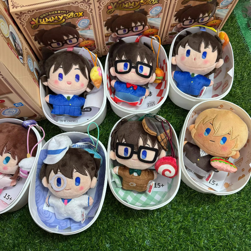 Detective Conan Blind Box Strange Thief Kidd Genuine Handmade Doll Bento Box Co branded Bag Pendant 