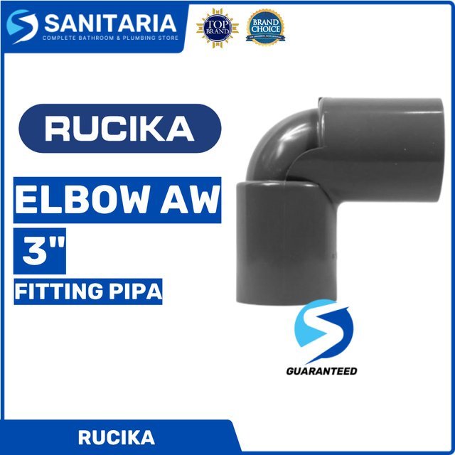 Elbow Aw 3" Rucika/Knie Aw 3" 90 Rucika/Fitting Pipa Rucika