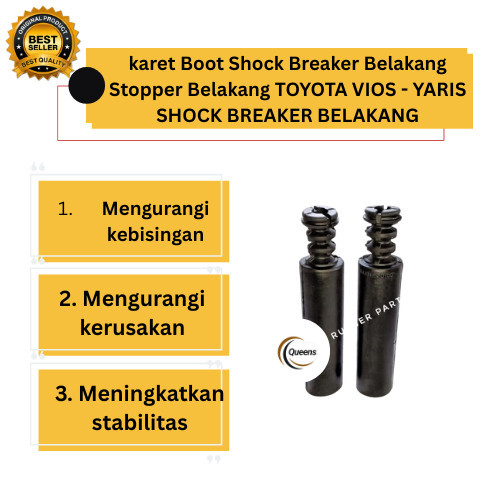 karet Boot Shock Breaker Belakang Stopper Belakang TOYOTA VIOS - YARIS SHOCK BREAKER BELAKANG