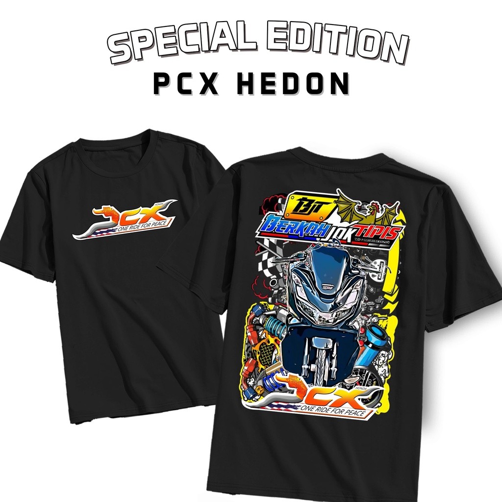 KAOS MOTOR PCX 150 KAOS HONDA PCX NEW BAJU MOTOR PCX 150 / KAOS PCX BAJU MOTOR PCX PAKAIAN PRIA / ka