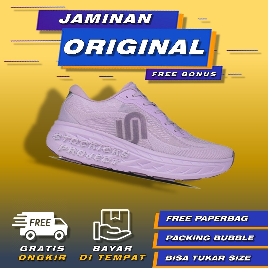 Sepatu Unerd Swift Move Berry Frost Sepatu Sneakers Casual Sport Sepatu Sneakers Olahraga Wanita Une