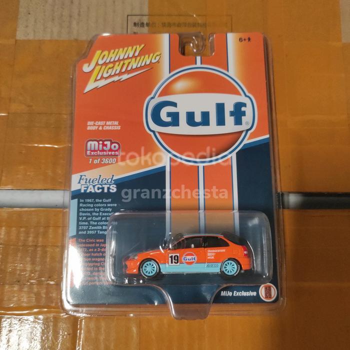 JOHNNY LIGHTNING 1998 HONDA CIVIC CUSTOM GULF BEST