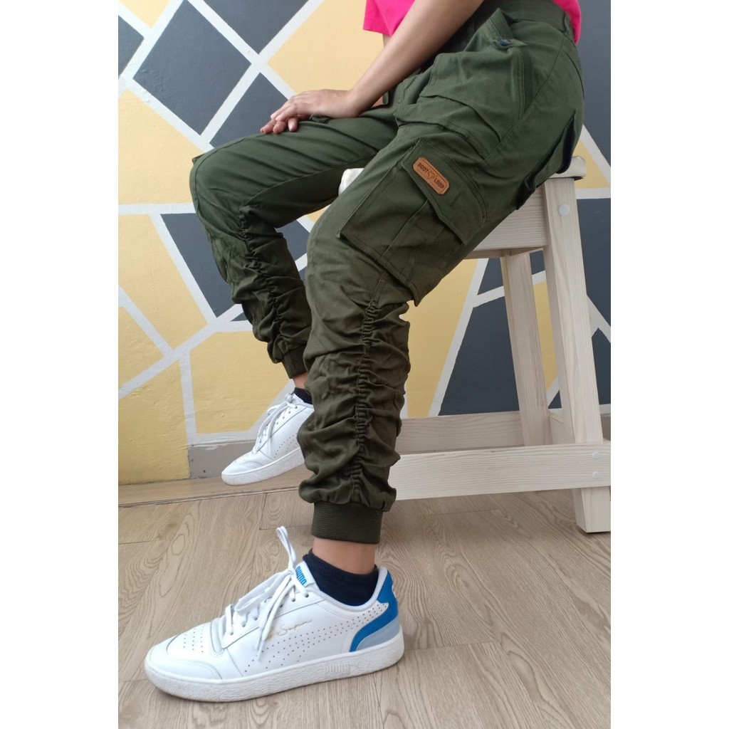 LELYSHOP CELANA JOGGER CARGO CEWEK/JOGGER GOWES/JOGGER GUNUNG/JOGGER PANTS CEWEK