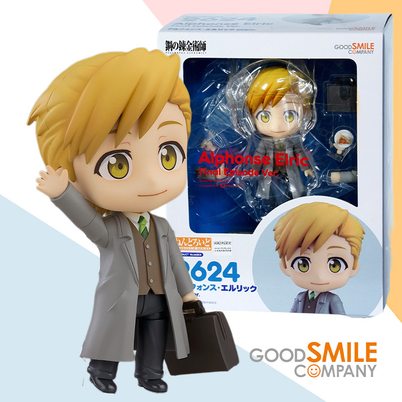 In Stock GSC Nendoroid  Fullmetal Alchemist Alphonse Elric Anime full Action Finished plastic Figure