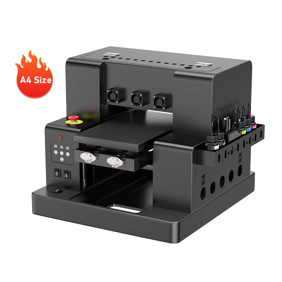 A3 UV Printer XP600 UV Flatbed Printing Machine A3 UV DTF Printer For Pen Bottle Wood UV Flatbed Pri