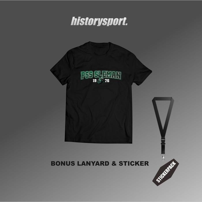 (COD) Kaos pss sleman | bonus sticker & Lanyard - S