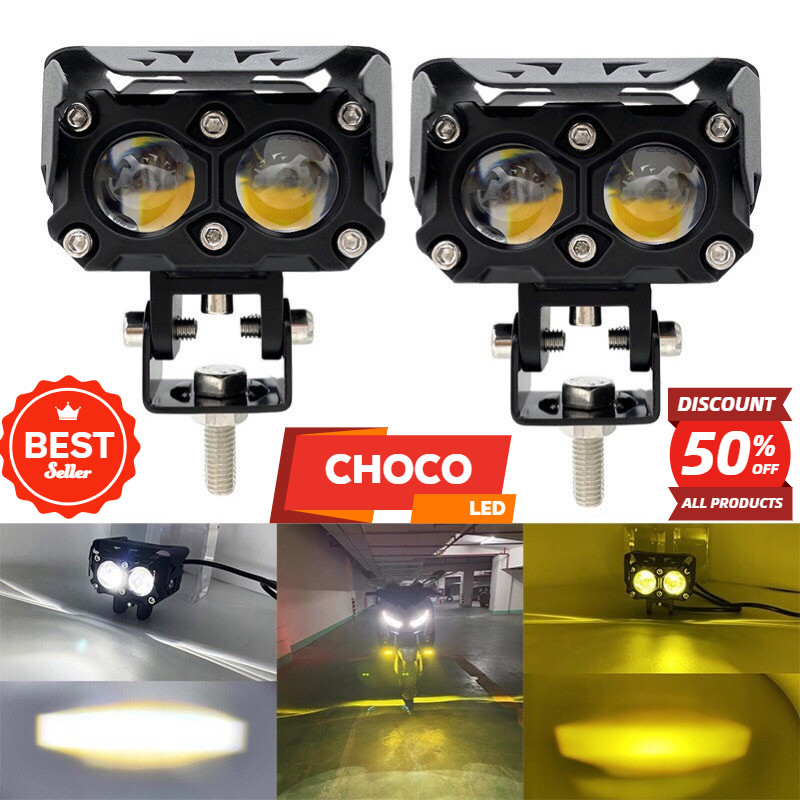 Lampu Sorot SQL 2 Mata Lampu Tembak 2 Lensa Cr7 R339