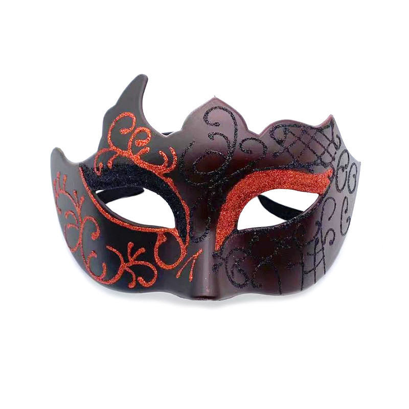 Retro Painted Half Face Masquerade Mask for Women and Men, Venice Mask, Halloween Costume Accessorie