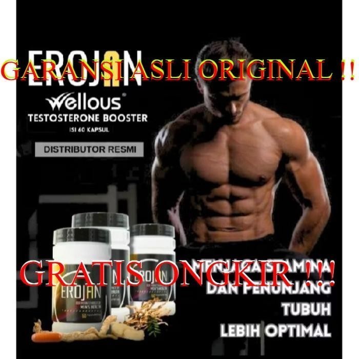 EROJAN 100% asli EROJAN WELLOUS ORIGINAL SUPLEMEN STAMINA UNTUK PRIA TESTOSTERONE BOOSTER ORIGINAL T