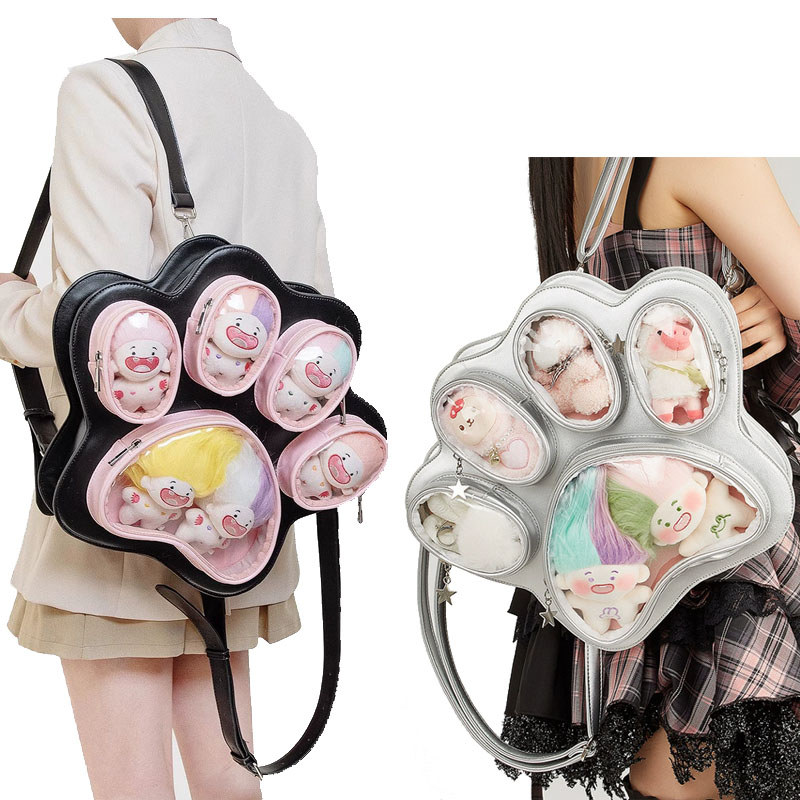 Neko Cosplay Multi-pain Layer Cat Paw Japanese Cute Girl Ulzzang Ita Bag Fashion Large Capacity Cros