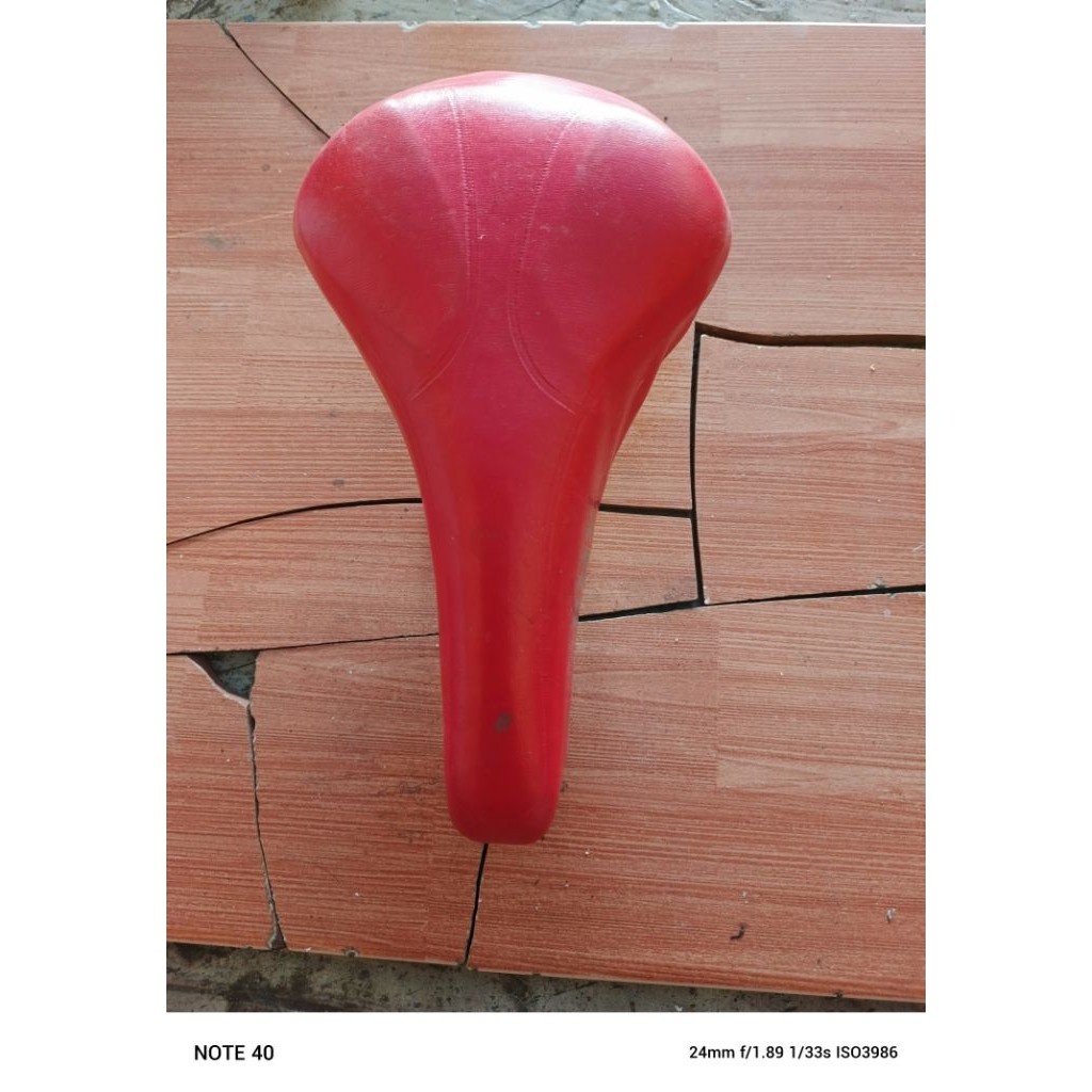 sadel sepeda bmx 20 merah jadul nos antiq