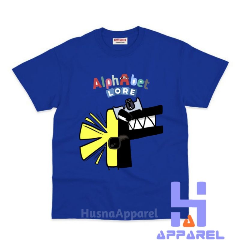 BAJU ANAK KAOS ANAK ALPHABET LORE