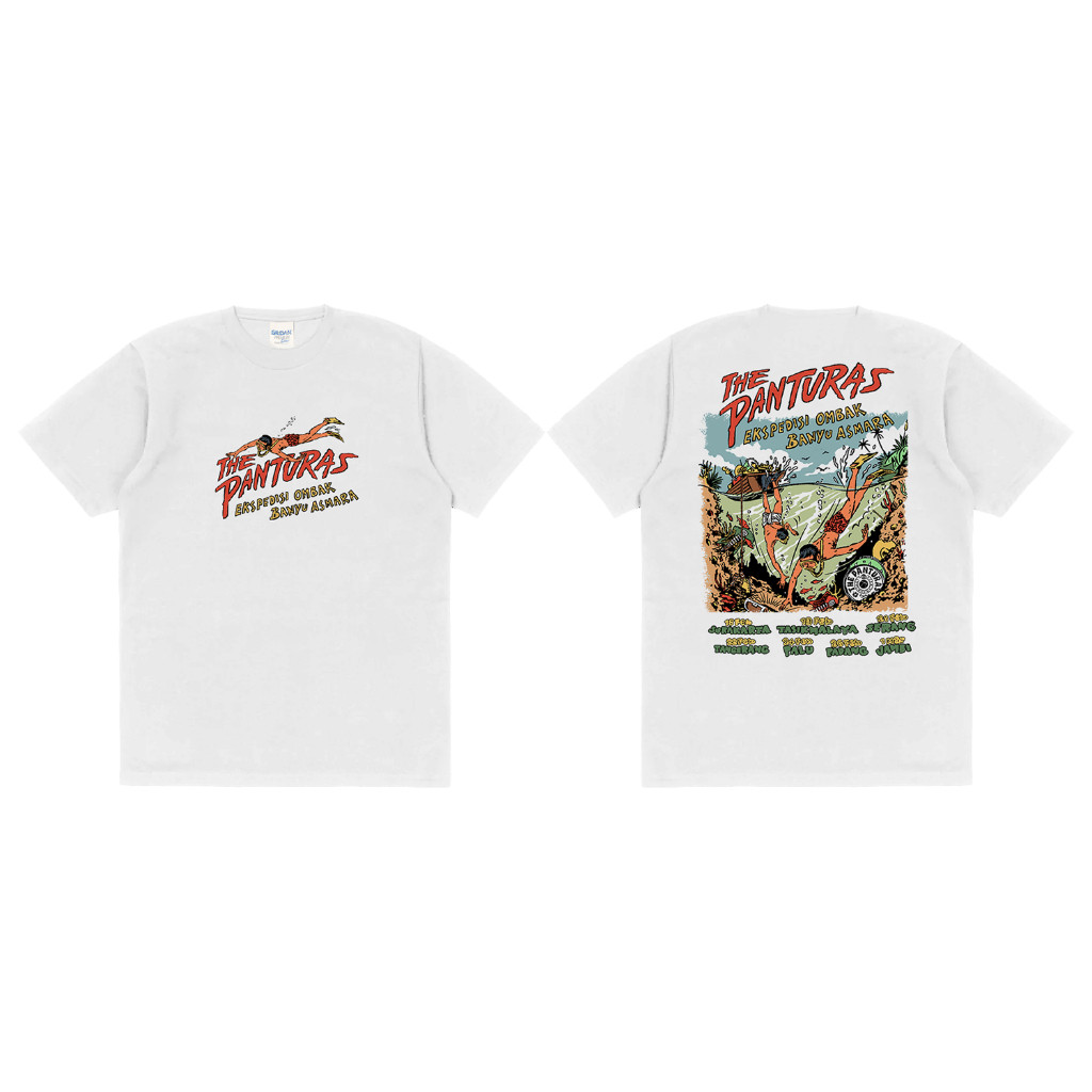T-shirt Band The Panturas - Tour Ekspedisi Ombak Banyu Asmara