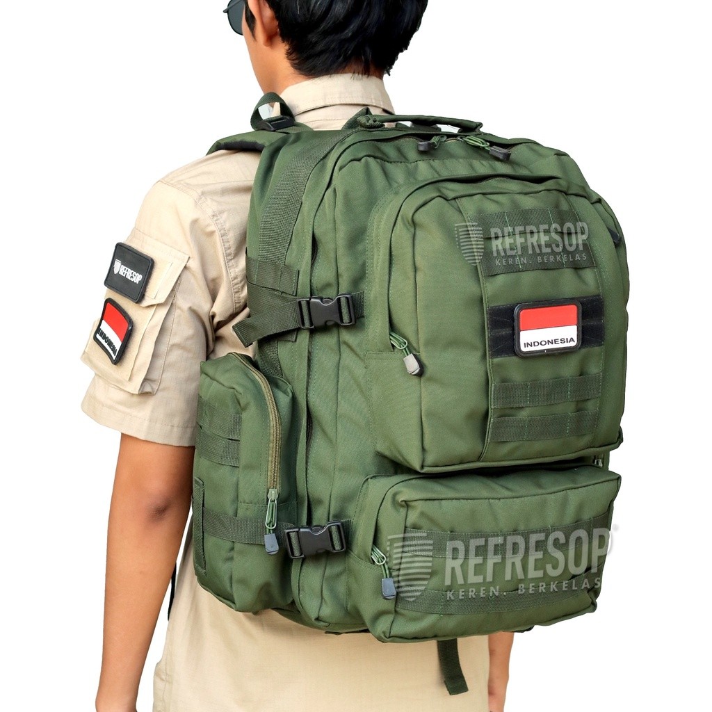 REFRESOP Original PX314 Tas Ransel Army Tactical - Hijau