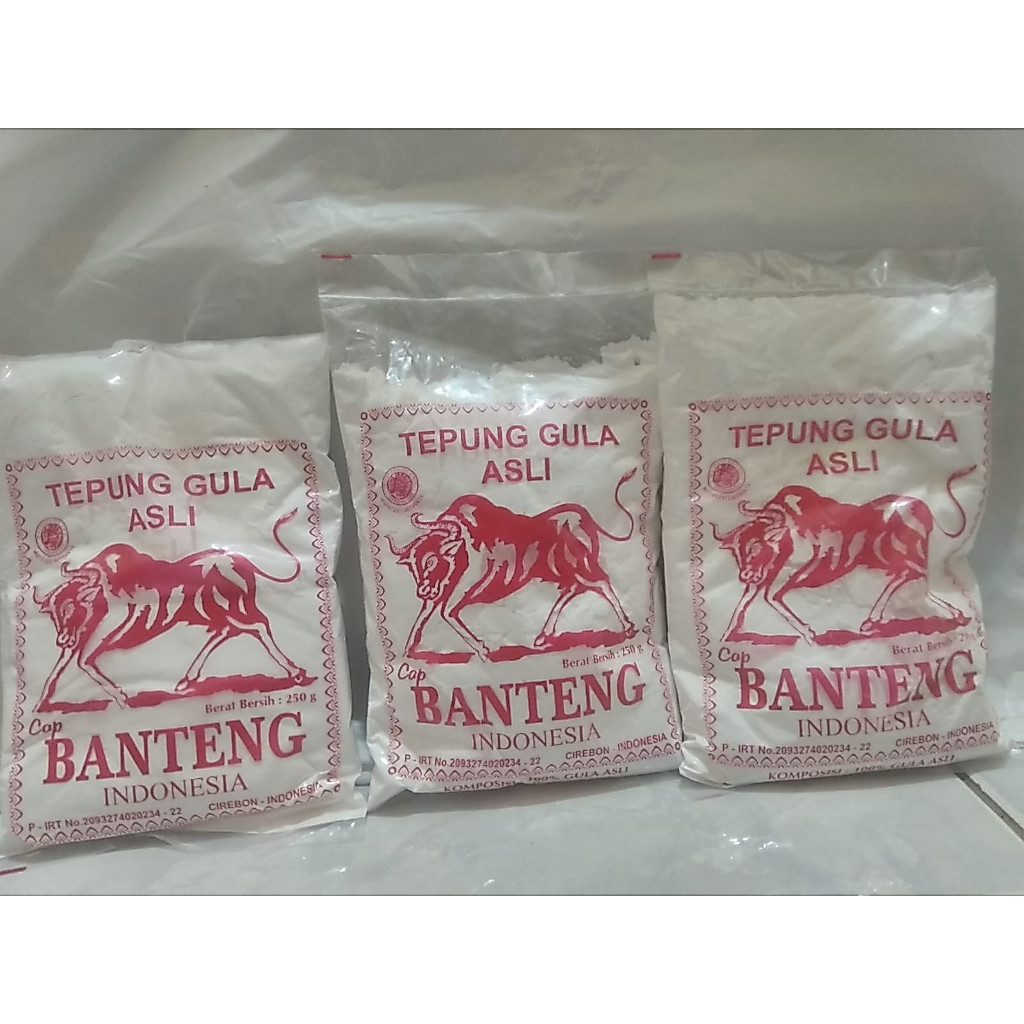 TEPUNG GULA CAP BANTENG 250gr