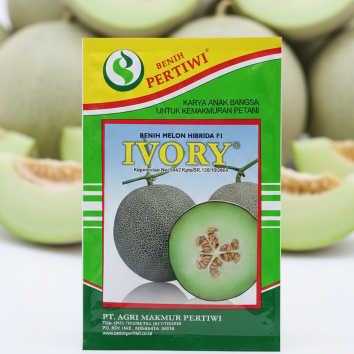 Benih Melon Ivory F1 Benih Pertiwi EXP 03 2027