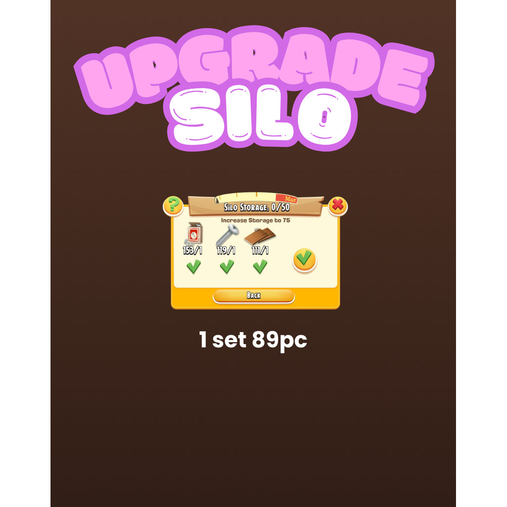 PAKET SILO HAY DAY