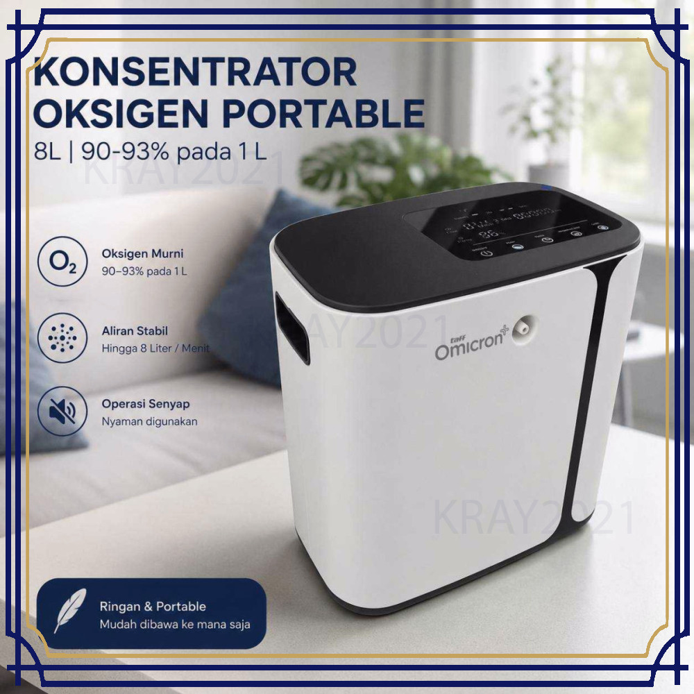Konsentrator Oksigen Portable Oxygen Concentrator 8L - DF-010