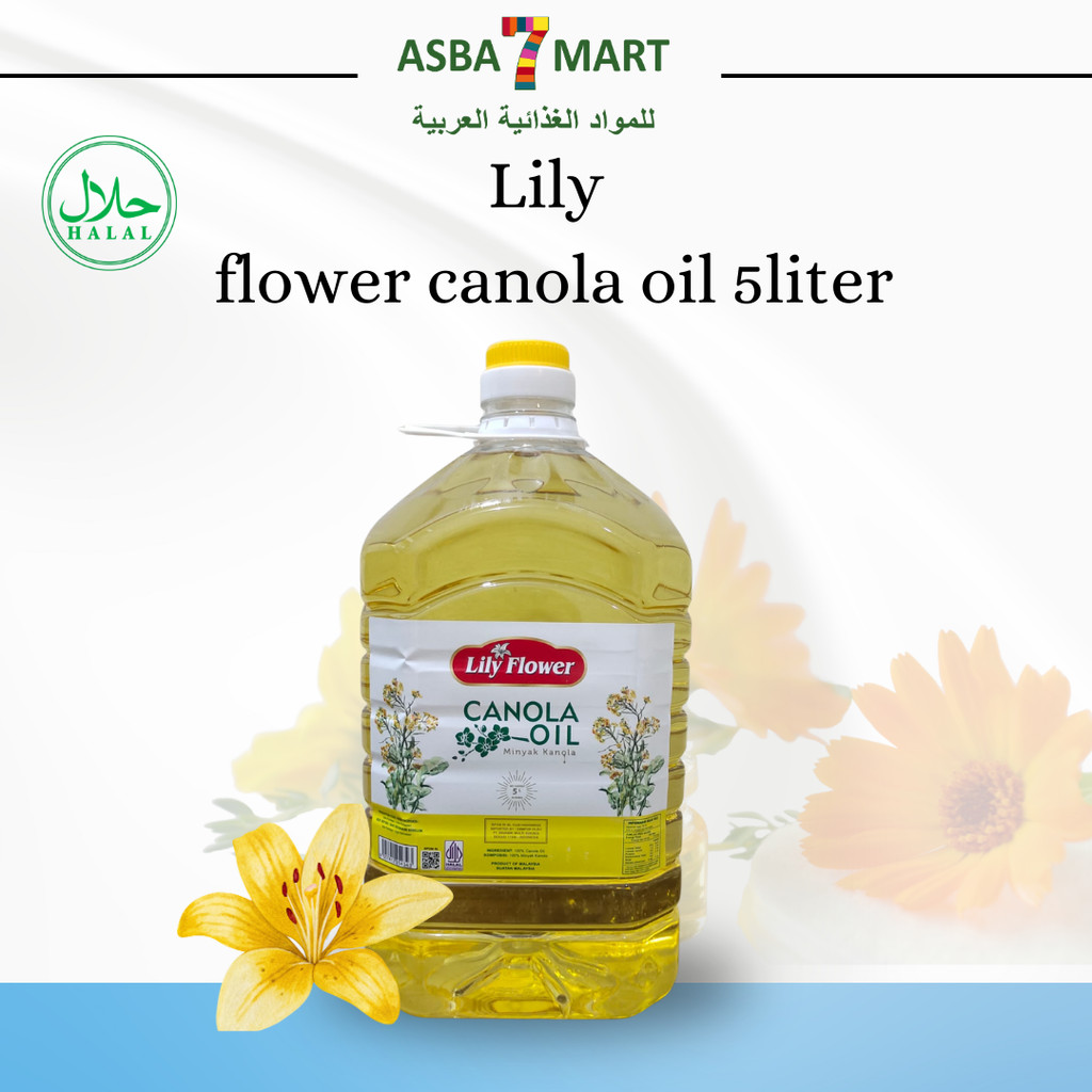 LILY FLOWER CANOLA OIL 5 LITER