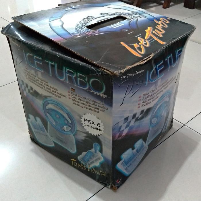 Steering Wheel Ice Turbo PSX for Playstation Gaming Game Controller