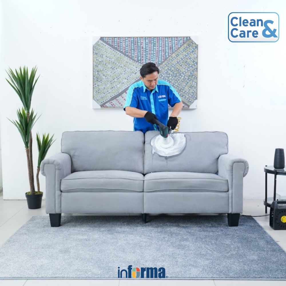 Informa Jasa Pembersihan Sofa Sectional Kulit 3 Dudukan Clean & Care Home Service Kupon Jasa Cuci So