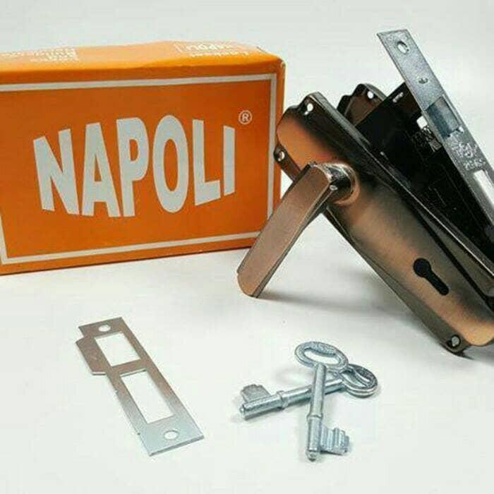 KUNCI RUMAH PINTU NAPOLI 603 A ANTIK (MJS MURAH KECIL EKONOMIS KAMAR COKLAT