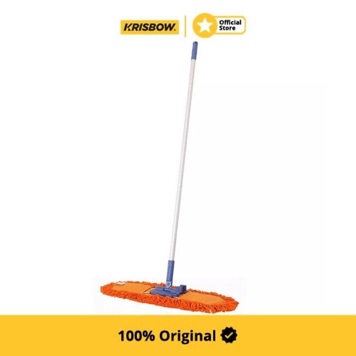 Krisbow Alat Pel Lantai Frhms101 24 Inch - Orange Floor Mop Pembersih Lantai Pel Lantai Cleaning Mop