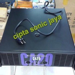 (PETI KAYU) Power Amplifier CA 20 M / CA20 M / CA20M - Soundstandar Profesional Audio - BODI PANJANG