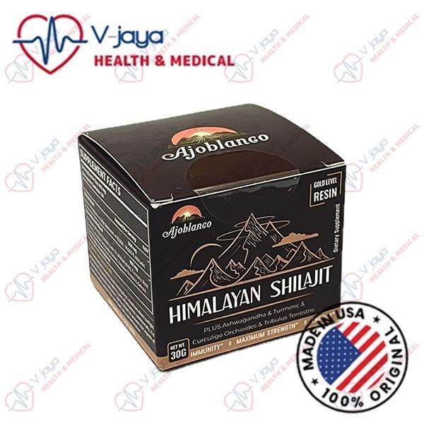 Ajoblanco 600mg Shilajit Pure Himalayan Organic Shilajit Resin 30 Grams