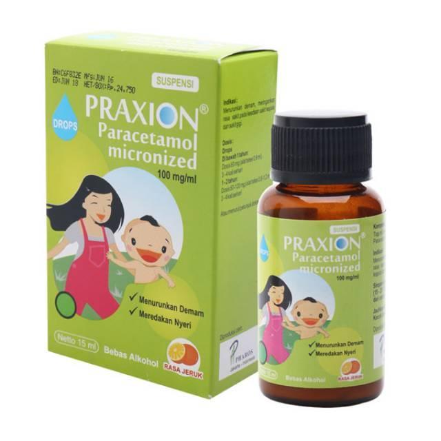 PRAXION DROP 15 ML - PARACETAMOL DROP DEMAM / NYERI UNTUK ANAK