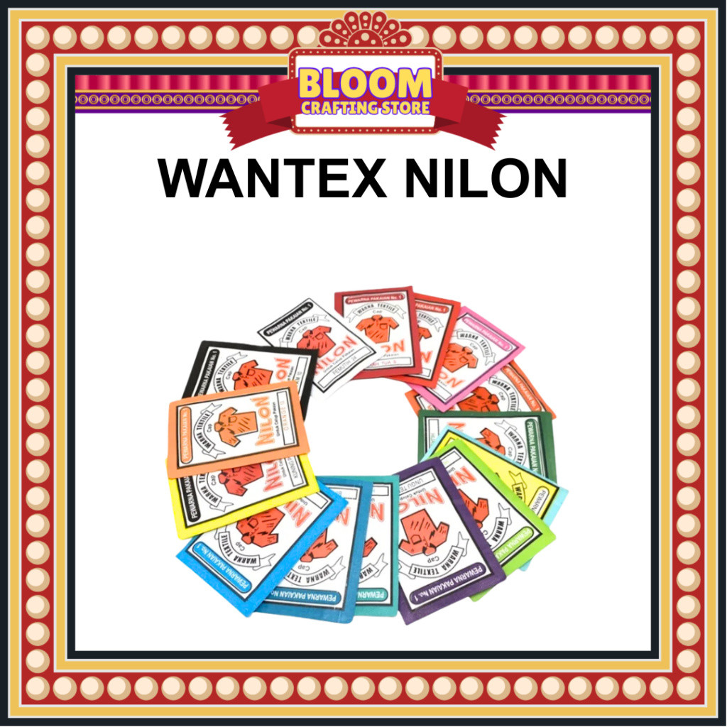 Wantex Cap NILON | Wantex Pewarna Pakaian | Wantex Pewarna Textile | Wantex Pewarna Kain | Pewarna B