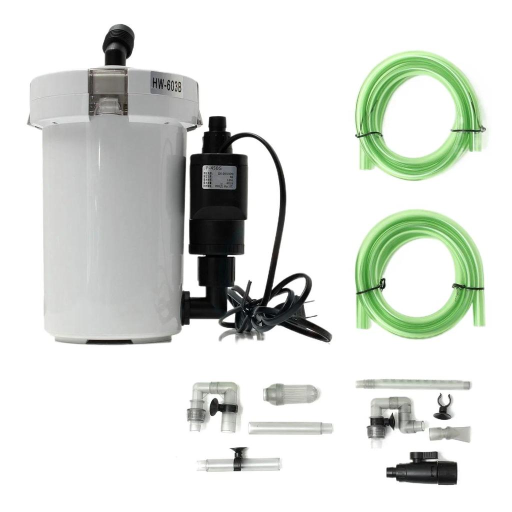 SUNSUN 6W  Aquarium Canister Filter Table Top Fish Tank External Filter 400L/H 220V 110V HW-602B HW-