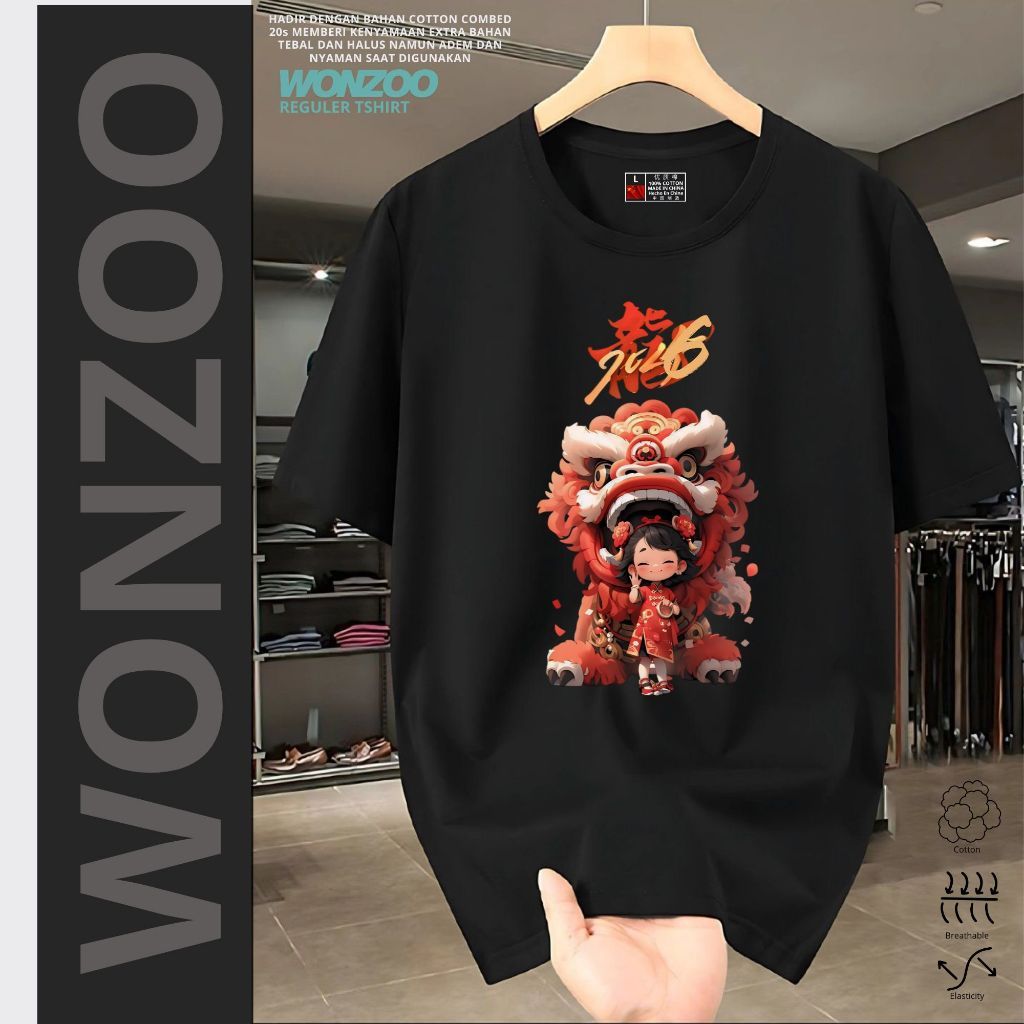 Kaos Lengan Pendek Pria KAOS TSHIRT SOUVENIR CHINA SHANGHAI BEIJING -OLEH OLEH CHINA PREMIUM QUALITY