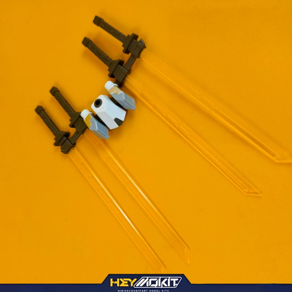 MG 1/100 MNP XH07 WEIYUAN SWORD FIGHTING METAL FRAME WHITE VERSION MOTOR NUCLEAR PART WEAPON BACKPAC