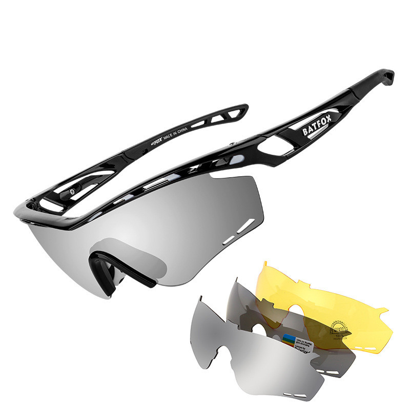 Foto BATFOX Kacamata gowes BF-F871-BS Cycling Sports Polarized Anti-ultraviolet Glasses sepeda