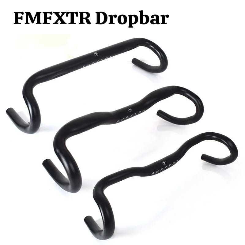 Foto FMFXTR Dropbar Handlebar Stang Drop Bar Flare Sepeda Gravel Balap Roadbike Road Bike 31.8 Alloy