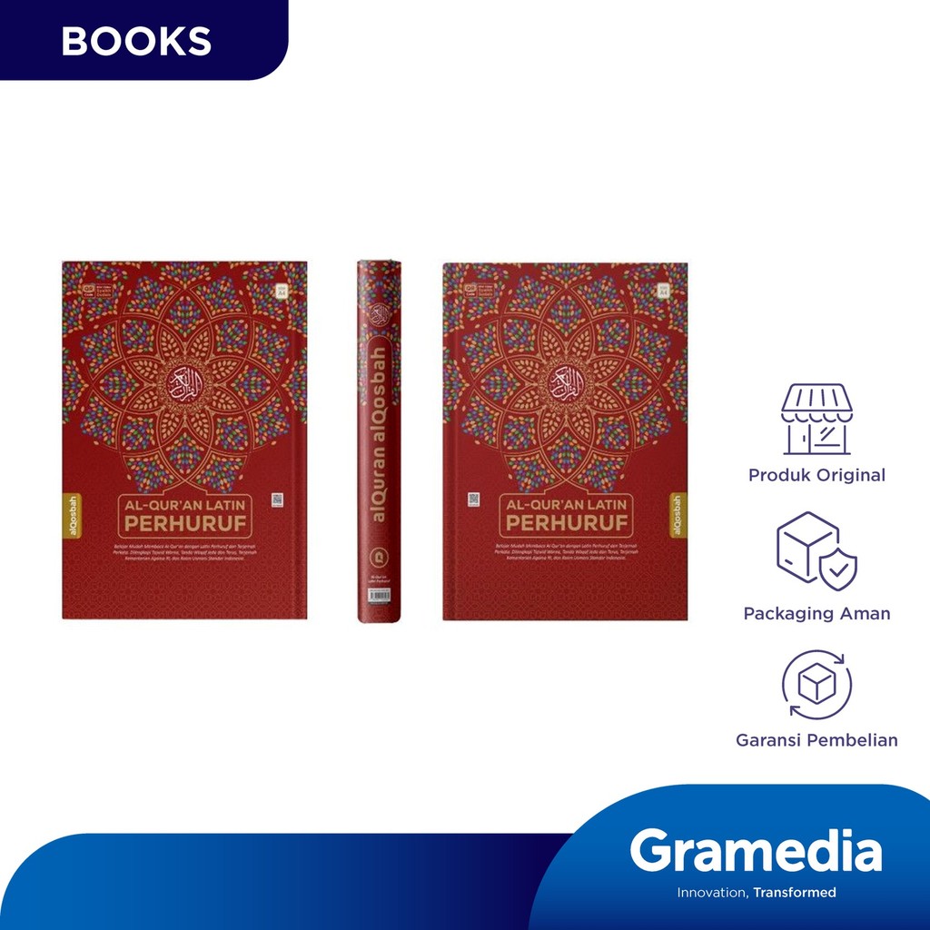 Al-Qur'An Qosbah Latin Perhuruf A4 (Al Qosbah)