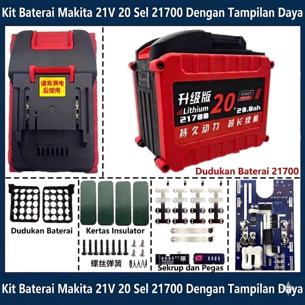 ALIANSHOP Terbaru Case / Casing Battery Model Lxt Makita 21700
