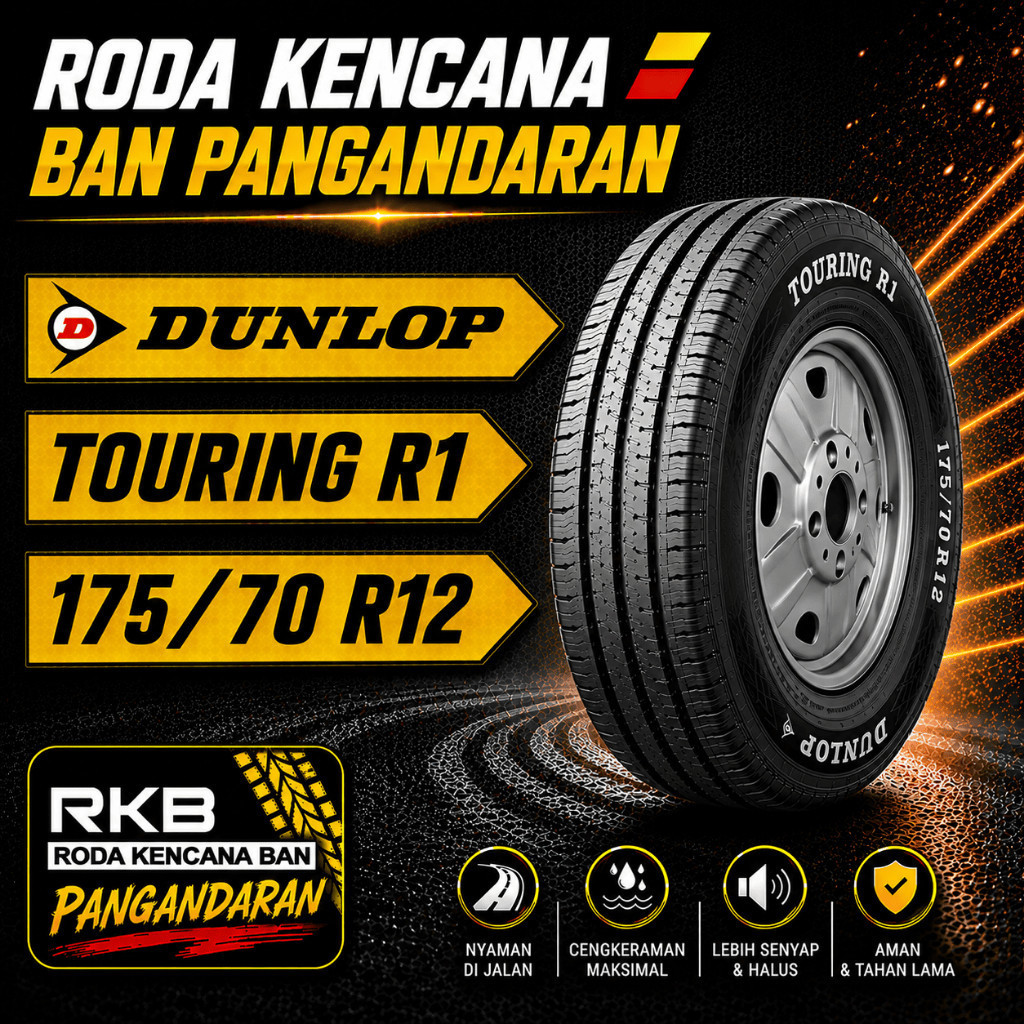 BAN MOBIL BARU DUNLOP TOURING R1 175/70 R12 TUBELESS