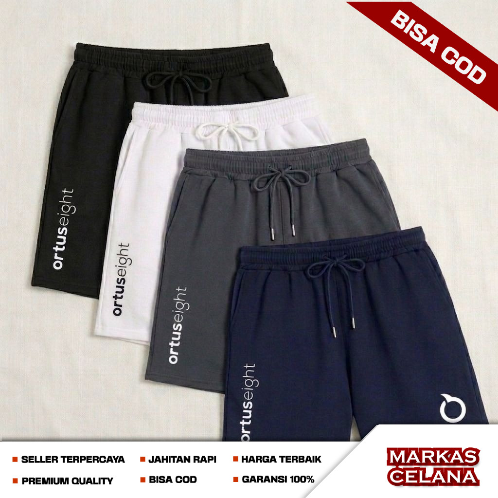 Celana Pendek Olahraga Pria Paket 4Pcs Warna Berbeda Beda Celana Pendek Boxer Pria Olahraga