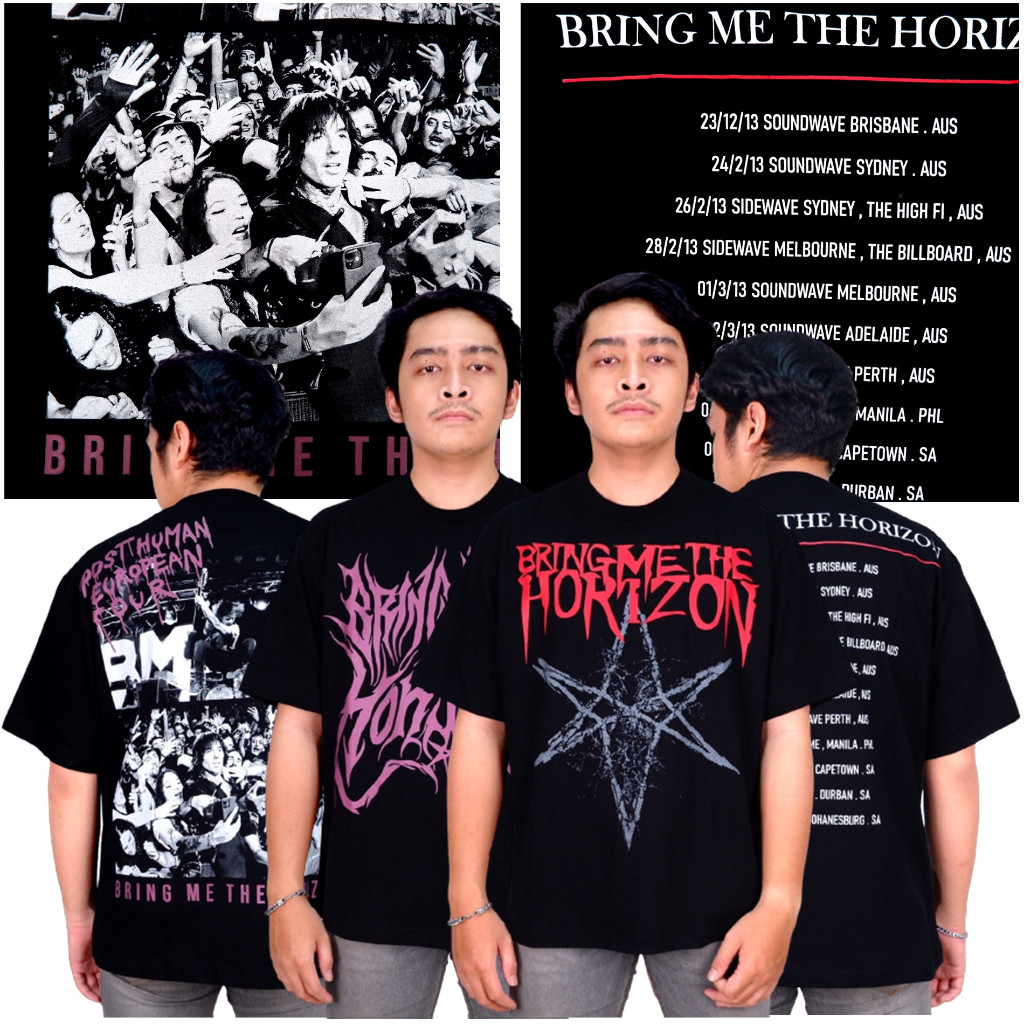 TSHIRT BMTH TOUR KONSER BRING ME THE HORIZON KAOS BAND OVERSIZE