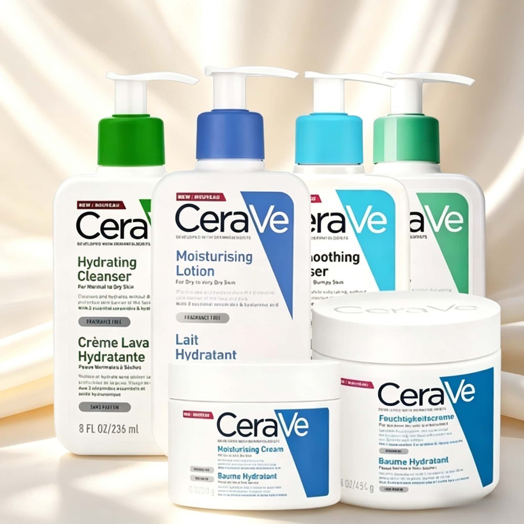 CeraVe Cleanser 236 ml/CeraVe Daily Moisturising Lotion/CeraVe Foaming Cleanser/CeraVe Hydrating Cle