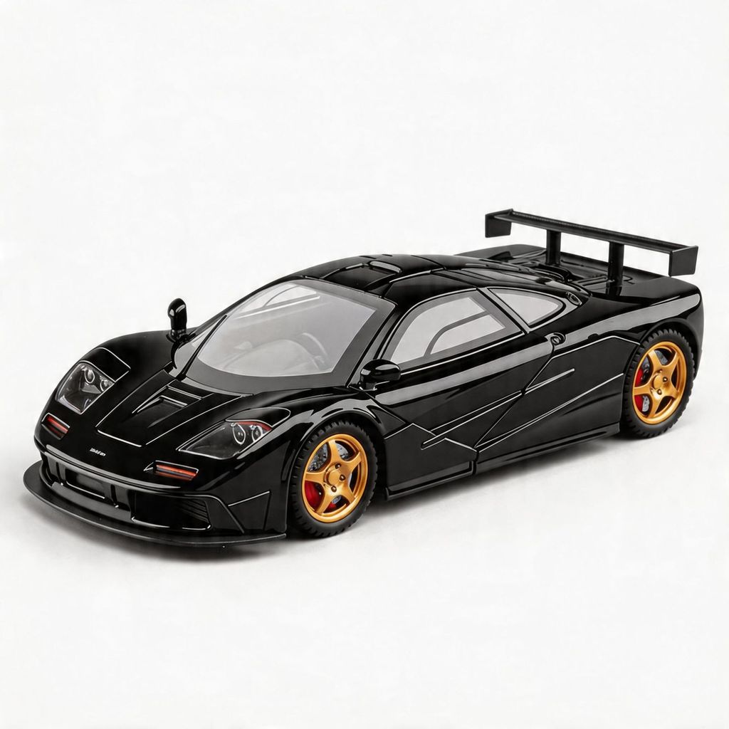 (R359) Diecast Alloy Mcleren F1 GTR 1995 Supercar 1:24 1:32 With Sound Light And Pullback + Tatakan